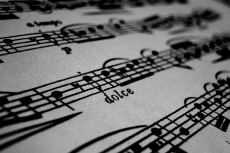 Picture of sheet music